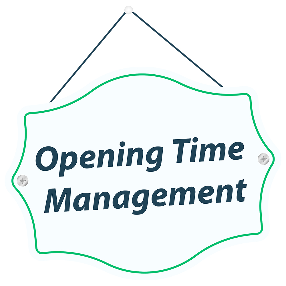FusionPOS Opening-Time-Management